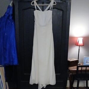 Watters & Watters Summer Wedding Dress Vintage Sample Gown 10 White